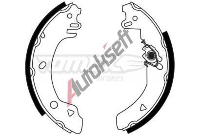 TOMEX Brakes Sada brzdovch elist TMX TX 23-22, TX 23-22