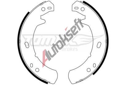 TOMEX Brakes Sada brzdovch elist TMX TX 23-24, TX 23-24