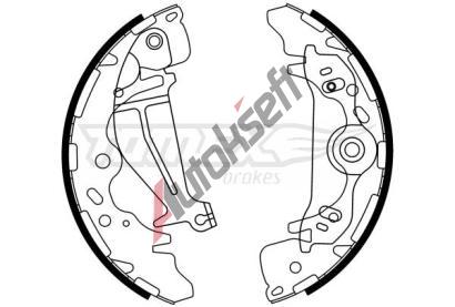 TOMEX Brakes Sada brzdov�ch �elist� TMX TX 23-26, TX 23-26