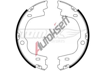 TOMEX Brakes Sada brzdov�ch �elist� TMX TX 23-27, TX 23-27