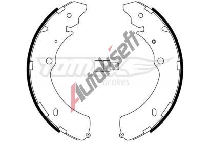 TOMEX Brakes Sada brzdovch elist TMX TX 23-28, TX 23-28