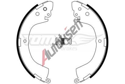 TOMEX Brakes Sada brzdovch elist TMX TX 23-29, TX 23-29