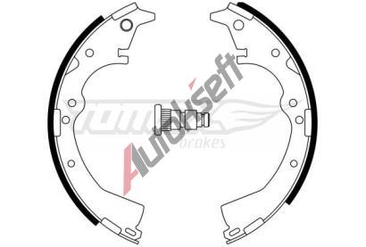 TOMEX Brakes Sada brzdovch elist TMX TX 23-36, TX 23-36