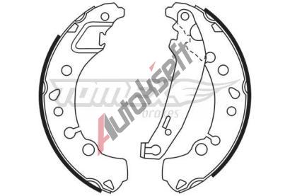 TOMEX Brakes Sada brzdov�ch �elist� TMX TX 23-45, TX 23-45