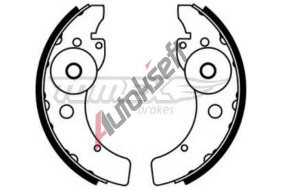 TOMEX Brakes Sada brzdov�ch �elist� TMX TX 23-46, TX 23-46