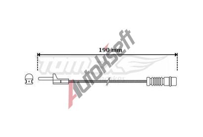 TOMEX Brakes Vstran kontakt opoteben obloen TMX TX 30-09, TX 30-09