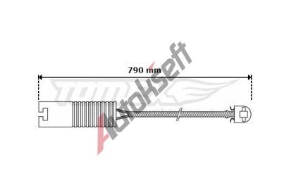 TOMEX Brakes Vstran kontakt opoteben obloen TMX TX 30-30, TX 30-30
