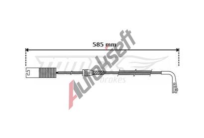 TOMEX Brakes Vstran kontakt opoteben obloen TMX TX 30-35, TX 30-35