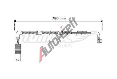 TOMEX Brakes Vstran kontakt opoteben obloen TMX TX 30-47, TX 30-47