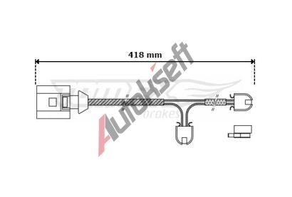 TOMEX Brakes Vstran kontakt opoteben obloen TMX TX 30-51, TX 30-51