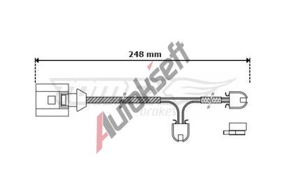 TOMEX Brakes Vstran kontakt opoteben obloen TMX TX 30-52, TX 30-52