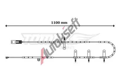 TOMEX Brakes V�stra�n� kontakt opot�eben� oblo�en� TMX TX 30-71, TX 30-71