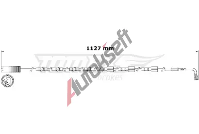 TOMEX Brakes Vstran kontakt opoteben obloen TMX TX 31-01, TX 31-01