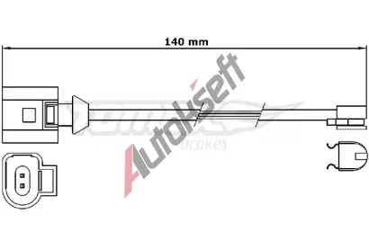 TOMEX Brakes Vstran kontakt opoteben obloen TMX TX 31-25, TX 31-25