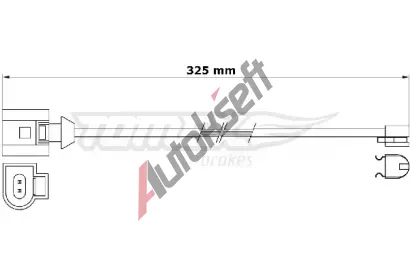 TOMEX Brakes Vstran kontakt opoteben obloen TMX TX 31-26, TX 31-26