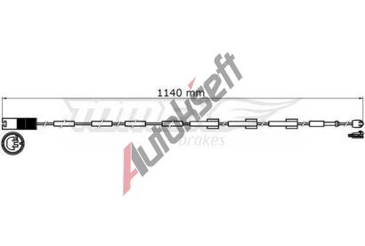 TOMEX Brakes Vstran kontakt opoteben obloen TMX TX 31-38, TX 31-38
