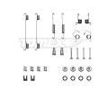 TOMEX Brakes Sada psluenstv brzdov elisti ‐ TMX TX 40-25