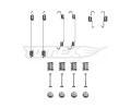 Sada psluenstv brzdov elisti TOMEX Brakes ‐ TMX TX 41-66