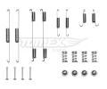 Sada psluenstv brzdov elisti TOMEX Brakes ‐ TMX TX 41-79