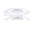 Sada psluenstv obloen kotouov brzdy TOMEX Brakes ‐ TMX TX 43-82