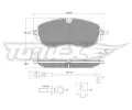 Sada brzdovch destiek TOMEX Brakes ‐ TMX TX 60-00
