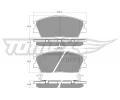 Sada brzdovch destiek TOMEX Brakes ‐ TMX TX 60-01