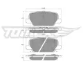 TOMEX Brakes Sada brzdovch destiek ‐ TMX TX 60-06