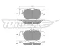 TOMEX Brakes Sada brzdovch destiek ‐ TMX TX 60-11