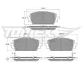 Sada brzdovch destiek TOMEX Brakes ‐ TMX TX 60-18