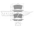 TOMEX Brakes Sada brzdovch destiek ‐ TMX TX 60-26