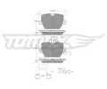 Sada brzdovch destiek TOMEX Brakes ‐ TMX TX 60-36