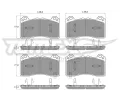 Sada brzdov�ch desti�ek&nbsp;TOMEX Brakes&nbsp;&dash;&nbsp;TMX TX 60-70