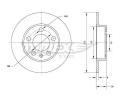 Brzdový kotouč TOMEX Brakes ‐ TMX TX 70-01 Brzdový kotouč TOMEX Brakes ‐ TMX TX 70-01
