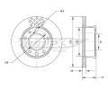 Brzdov kotou TOMEX Brakes ‐ TMX TX 70-07