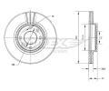 Brzdový kotouč TOMEX Brakes ‐ TMX TX 70-10 Brzdový kotouč TOMEX Brakes ‐ TMX TX 70-10