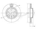 TOMEX Brakes Brzdov kotou - 280 mm ‐ TMX TX 70-21