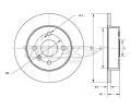 Brzdov kotou TOMEX Brakes ‐ TMX TX 70-23
