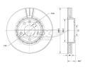 Brzdov kotou TOMEX Brakes ‐ TMX TX 70-27