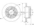 Brzdov kotou TOMEX Brakes ‐ TMX TX 70-48