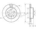 TOMEX Brakes Brzdov kotou - 276 mm ‐ TMX TX 70-52