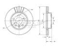 Brzdov kotou TOMEX Brakes ‐ TMX TX 70-78