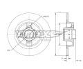Brzdov kotou TOMEX Brakes ‐ TMX TX 70-801