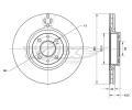 TOMEX Brakes Brzdov kotou - 284 mm ‐ TMX TX 70-83