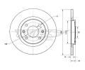 Brzdov kotou TOMEX Brakes ‐ TMX TX 70-94