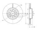 Brzdov kotou TOMEX Brakes ‐ TMX TX 71-12