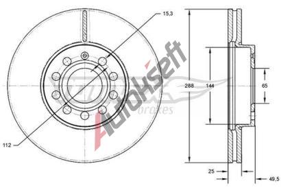TOMEX Brakes Brzdov kotou - 288 mm TMX TX 71-31, TX 71-31
