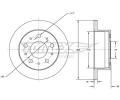 Brzdov kotou TOMEX Brakes ‐ TMX TX 71-38