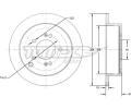Brzdov kotou TOMEX Brakes ‐ TMX TX 71-49