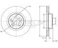 Brzdový kotouč TOMEX Brakes ‐ TMX TX 71-51 Brzdový kotouč TOMEX Brakes ‐ TMX TX 71-51