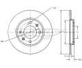 Brzdový kotouč TOMEX Brakes ‐ TMX TX 71-53 Brzdový kotouč TOMEX Brakes ‐ TMX TX 71-53